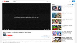 
                            7. Log in problems in Pokémon Trading Card Game Online - YouTube