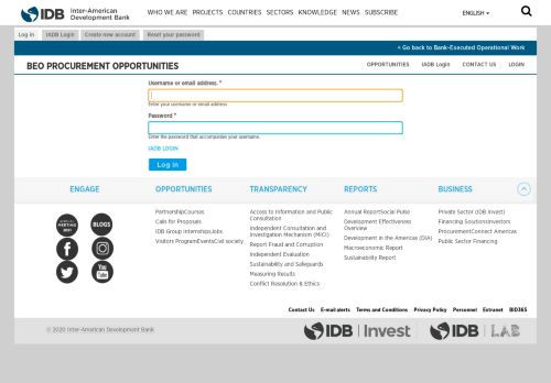 
                            11. Log in | Procurement Firms - BEO Procurement opportunities