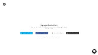 
                            1. Log In - Product Hunt