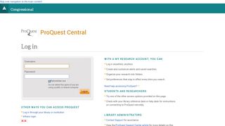 
                            2. Log in - ProQuest - ProQuest Central - ProQuest
