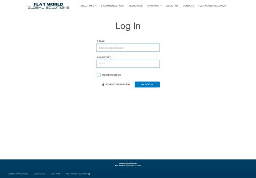 
                            10. Log In | RAM International