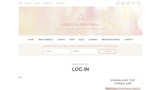 
                            4. log in | Rebecca Campbell