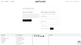 
                            4. Log In / Register - Matt & Nat