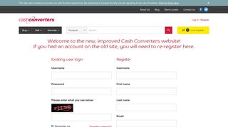 
                            1. Log In / Register - Online Shopping & Auction Site | Cash Converters
