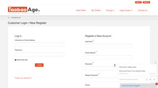 
                            10. Log in / Register - Taobao Age. | Taobao English Agent