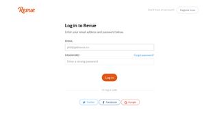 
                            10. Log in - Revue - An editorial newsletter tool for writers and publishers.