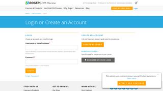 
                            8. Log in | Roger CPA Review