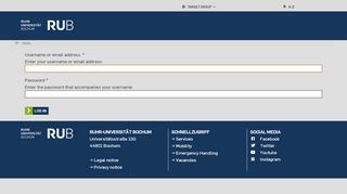 
                            4. Log in | Ruhr-Universität Bochum | menschlich - weltoffen ...