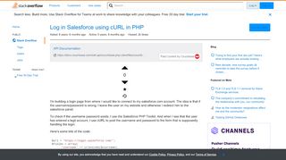 
                            11. Log in Salesforce using cURL in PHP - Stack Overflow
