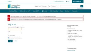 
                            4. Log In | Santa Clara County Library | BiblioCommons