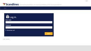 
                            1. Log in - Scandlines