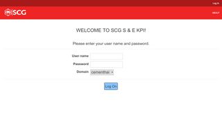 
                            9. Log In - SCG.com