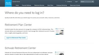 
                            2. Log In | Schwab Corporate Services