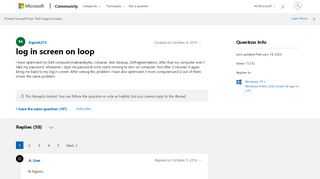 
                            5. log in screen on loop - Microsoft Community