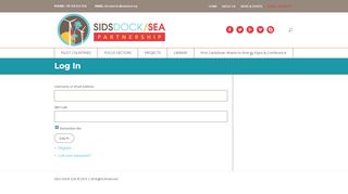 
                            6. Log In – SEA Pilot Project