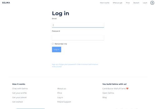 
                            4. Log in | Selma Finance