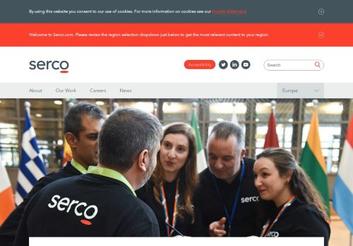 
                            3. Log in - Serco Europe