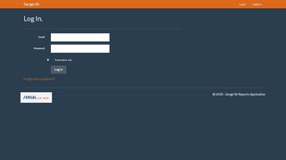 
                            11. Log In - Sergel BI Application