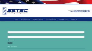 
                            4. Log In – SETEC, Inc.