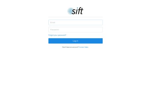 
                            4. Log In - Sift