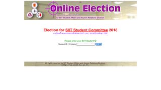 
                            4. Log in >> SIIT Student