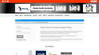 
                            3. Log In - Skate South Australia