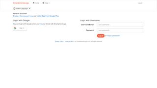 
                            2. Log in - SmartphoneLogs for Android™