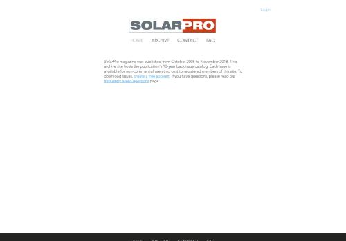 
                            8. Log In | SolarPro Magazine