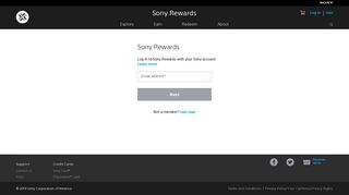 
                            6. Log in - Sony Rewards