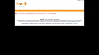 
                            4. Log In - South University