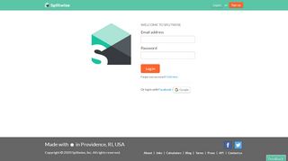 
                            3. Log in :: Splitwise