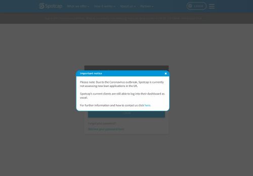 
                            5. Log in | Spotcap - Spotcap UK