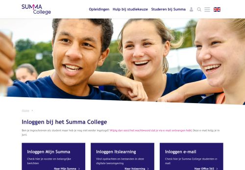 
                            4. Log in - Summa College