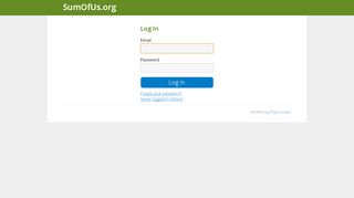 
                            3. Log in | SumOfUs.org