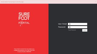 
                            1. Log in | Surefoot