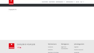 
                            1. Log in | Synergie Jobs