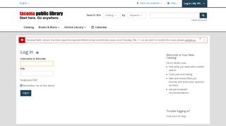 
                            3. Log In | Tacoma Public Library | BiblioCommons