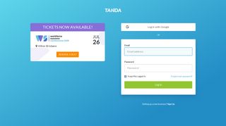 
                            3. Log In | Tanda