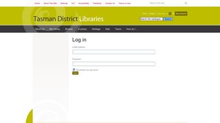 
                            4. Log in » Tasman District Libraries