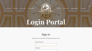 
                            13. Log In - Tattersalls Club