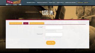 
                            9. Log in | TCM Backlot