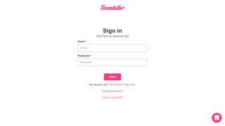 
                            1. Log in - Teamtailor