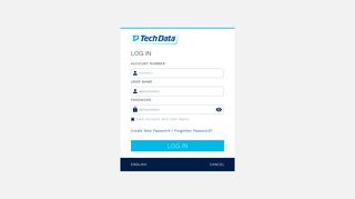 
                            1. Log In - Tech Data