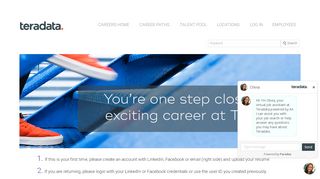 
                            1. Log In - Teradata careers