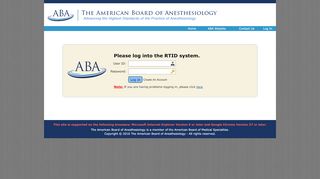 
                            4. Log In - The American Board of Anesthesiology