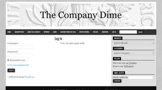 
                            10. Log In • - The Company Dime