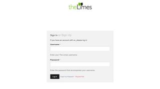 
                            8. Log in | The Limes