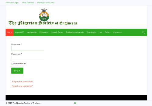 
                            2. Log In - The Nigerian Society of Engineers - The Nigerian Society of ...