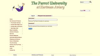 
                            9. Log in | The Parrot University, llc