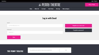 
                            12. Log in - The Penny Theatre - Canterbury - Social Squirrel